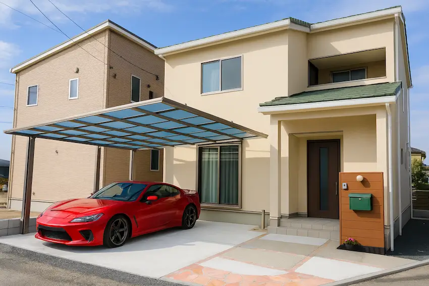 ひたちなか・水戸カーポート駐車場工事安い会社