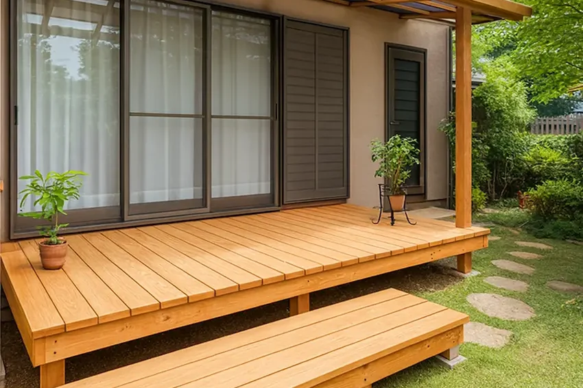 ひたちなか水戸ウッドデッキ工事安い