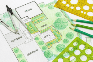 外構設計とエクステリアプランニングの図面