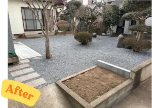 ひたちなか市田彦 S様邸 外構・造園リフォーム工事 after